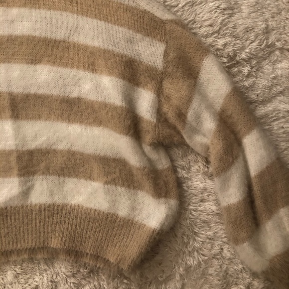 STRIPED FUZZY SWEATER - Picture 2 of 3